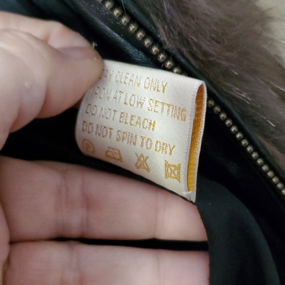 Leather Fox Jacket 3 In 1 With Removable Vest Lining - Picture 9 of 16